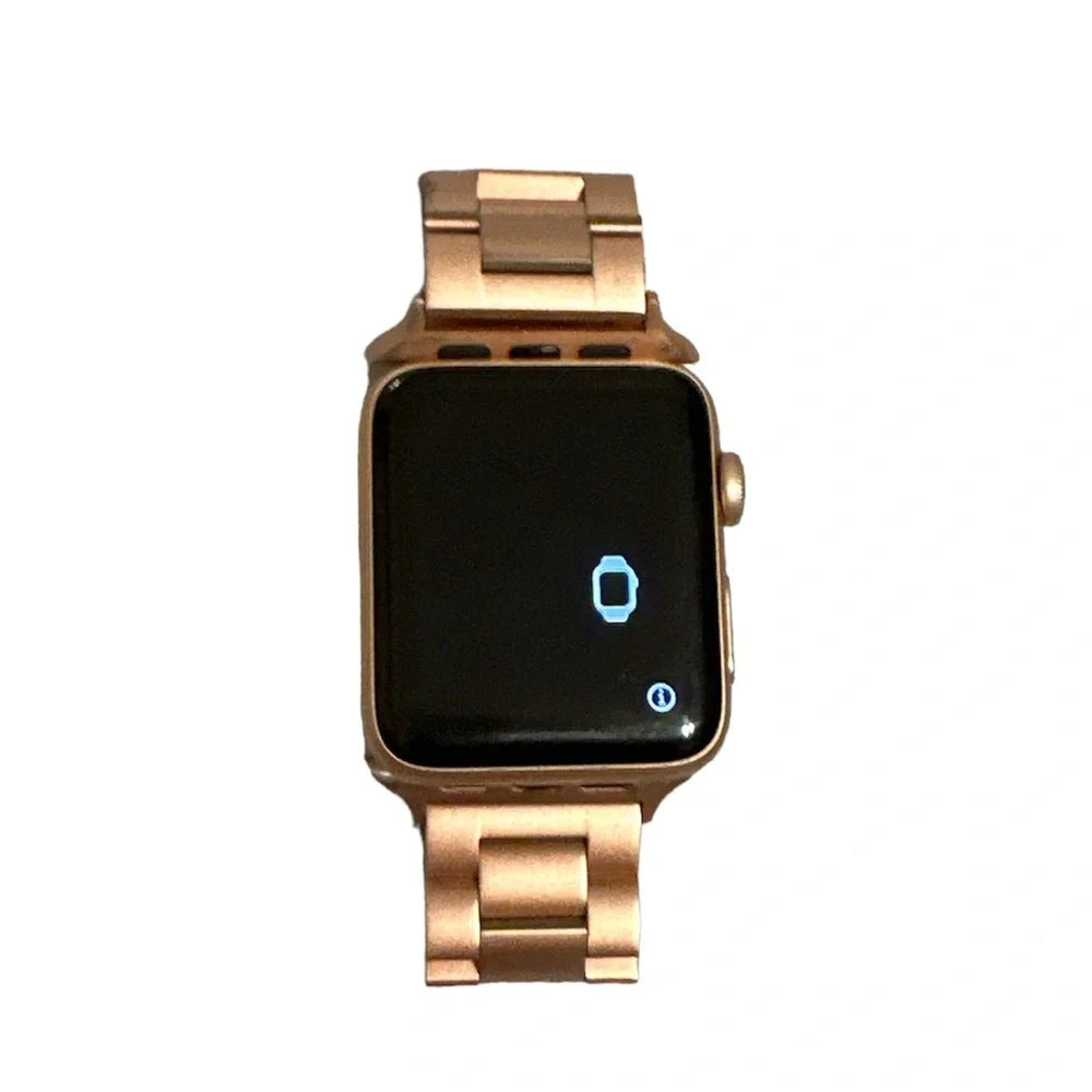 Rose gold 42mm Apple Watch strap band